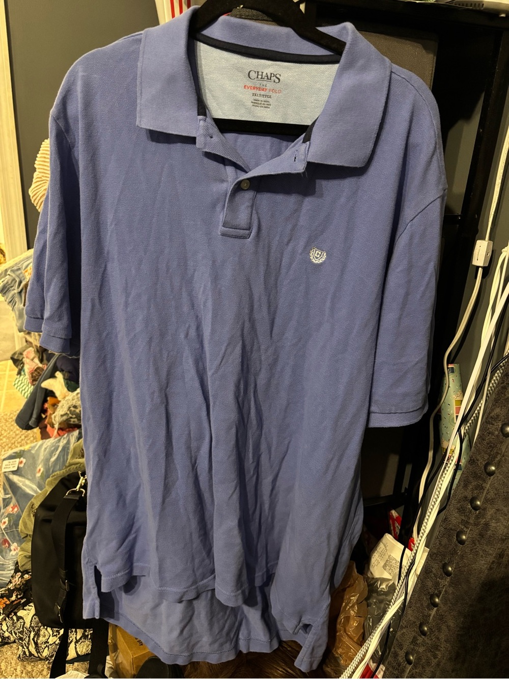 CHAPS Men’s Blue Polo Shirt 2XLT